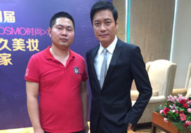 广州美狮贵宾会与明星合影