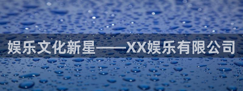 美狮贵宾会官网：娱乐文化新星——XX娱乐有限公司