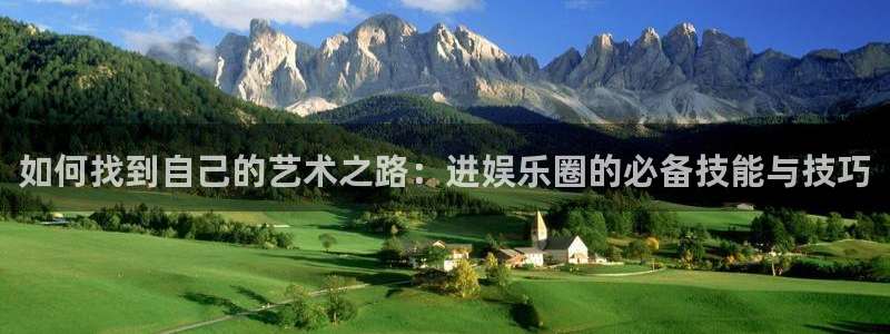 美狮贵宾会官方网下载：如何找到自己的艺术之路：进娱乐圈的必备技能与技巧